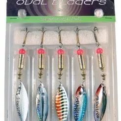 Albatros Spinnerset Ovale Blinkers 5 Stuks