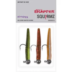 Korum Snapper Floatex Squirmz 5cm (5g) Size 1 (3 Stuks)